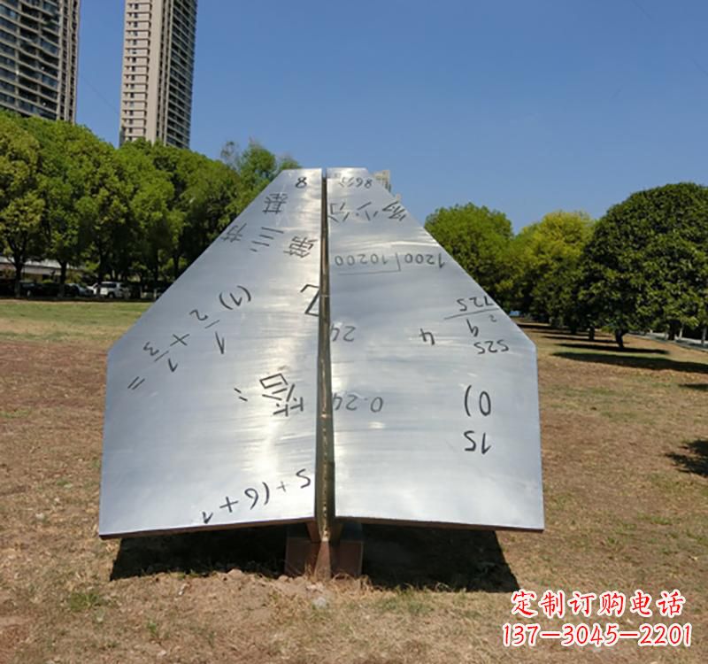 泰安不锈钢飞机雕塑传承艺术与科技的完美结合