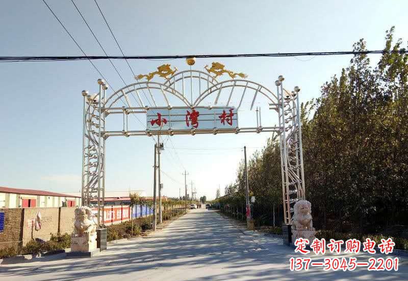 泰安不锈钢牌坊雕塑让美丽的传统永存