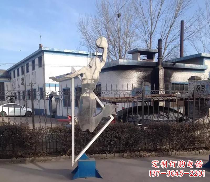 泰安制作不锈钢高尔夫雕塑