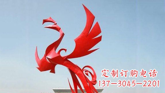 泰安不锈钢凤凰雕塑