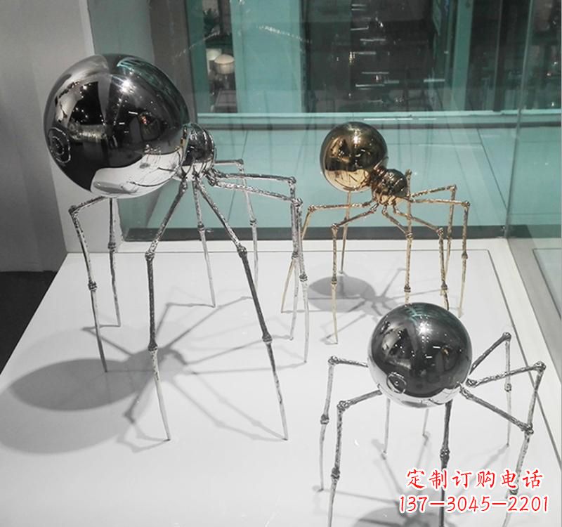 泰安不锈钢蜘蛛侠雕塑