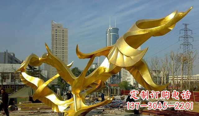 泰安不锈钢大雁雕塑——一件传承中华文化的艺术杰作