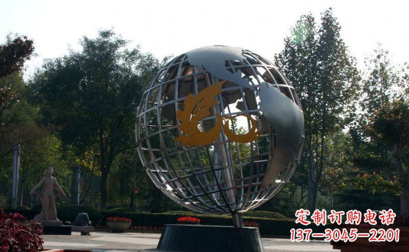 泰安不锈钢地球雕塑一件具有意义的艺术品