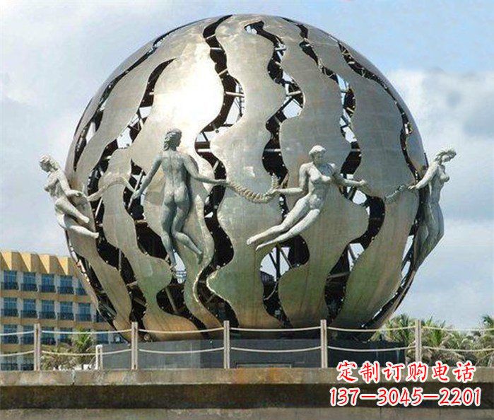 泰安不锈钢地球雕塑一座精致而又充满着力量的艺术作品