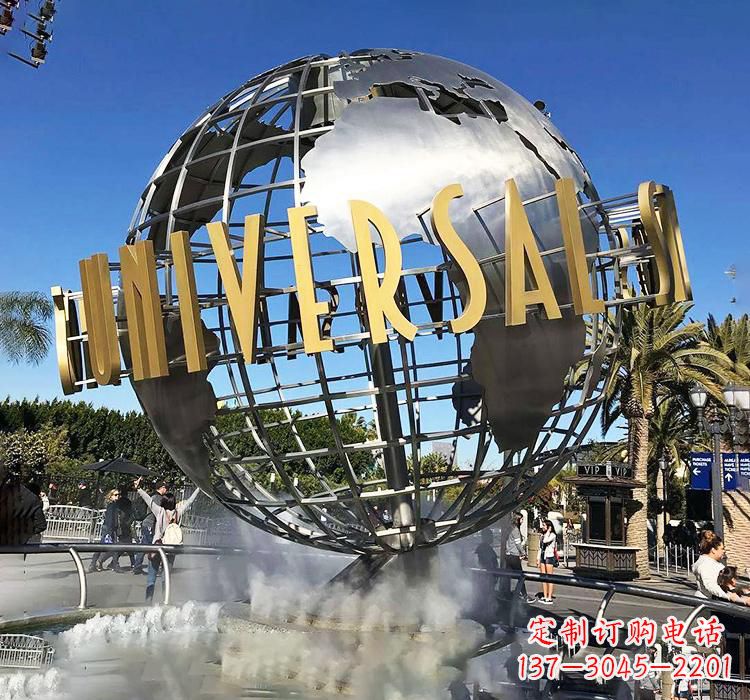 泰安不锈钢地球仪雕塑——精致的地球礼物