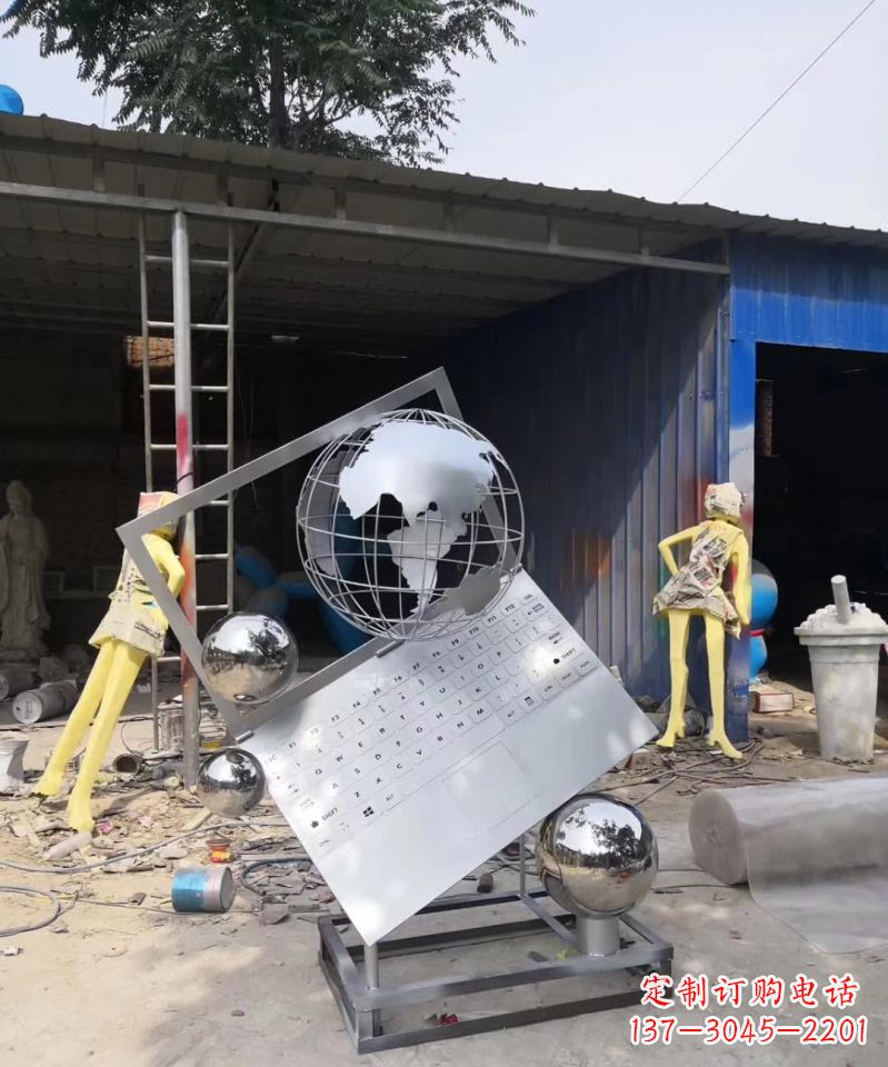 泰安不锈钢地球雕塑艺术与科技的完美结合