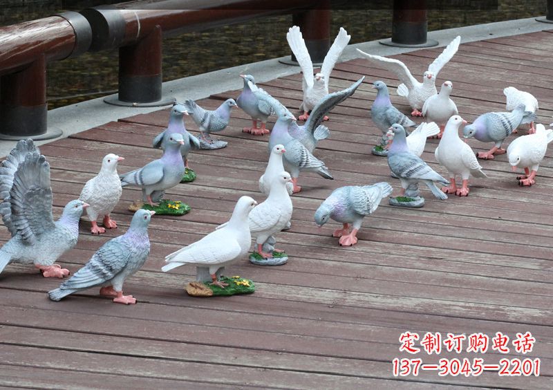泰安不锈钢雕塑鸽子
