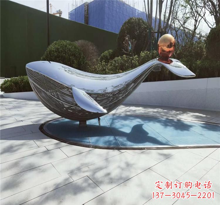 泰安不锈钢海豚雕塑艺术与科技的完美结合