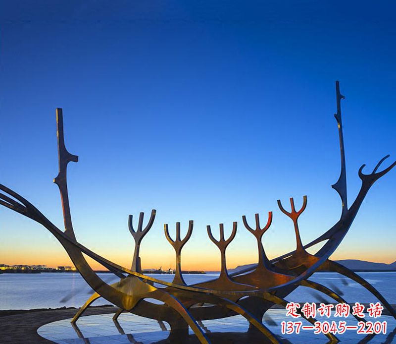 泰安不锈钢帆船比赛运动雕塑