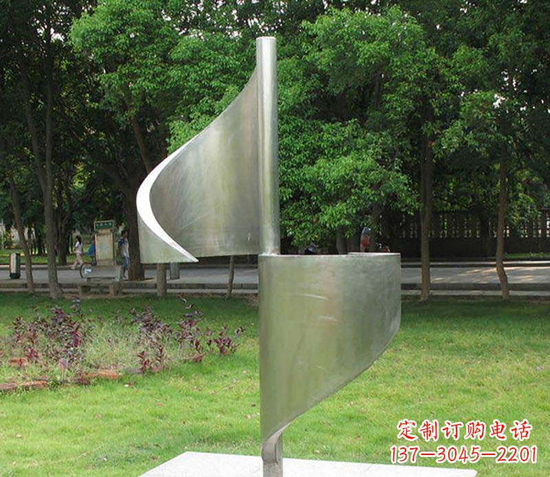 泰安精美不锈钢风车雕塑