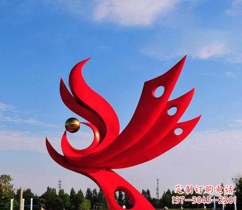 泰安不锈钢凤凰灵动传神