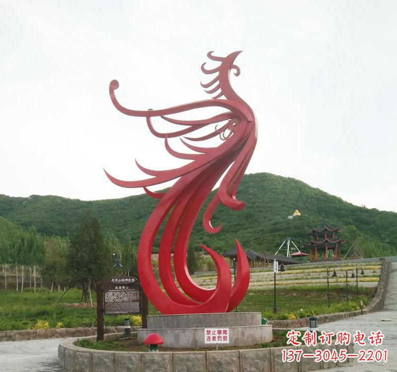 泰安不锈钢凤凰展现古老文明的传承