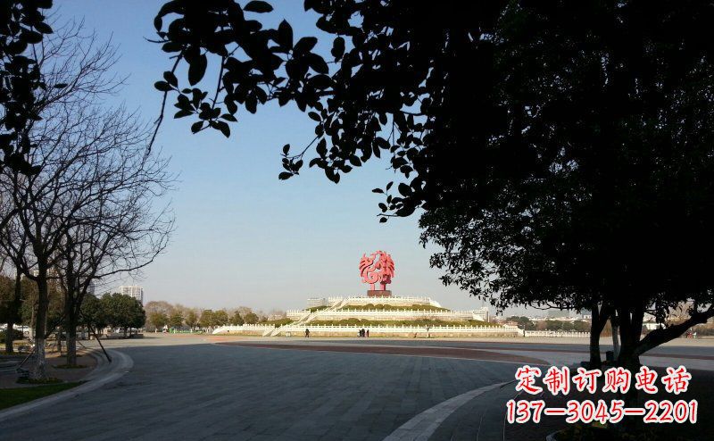泰安不锈钢凤凰广场雕塑