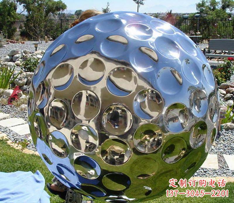 泰安精致的不锈钢高尔夫雕塑