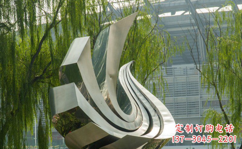 泰安不锈钢鸽子雕塑