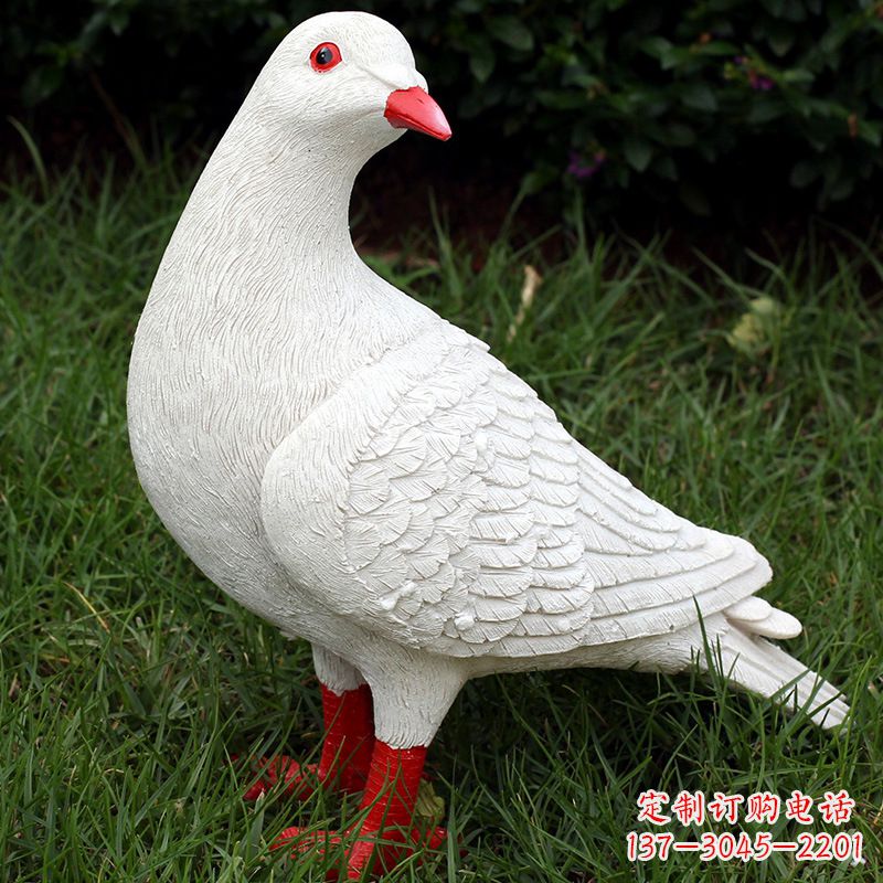 泰安不锈钢鸽子雕塑