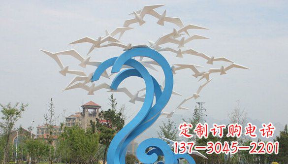 泰安鸽子雕塑不锈钢的象征