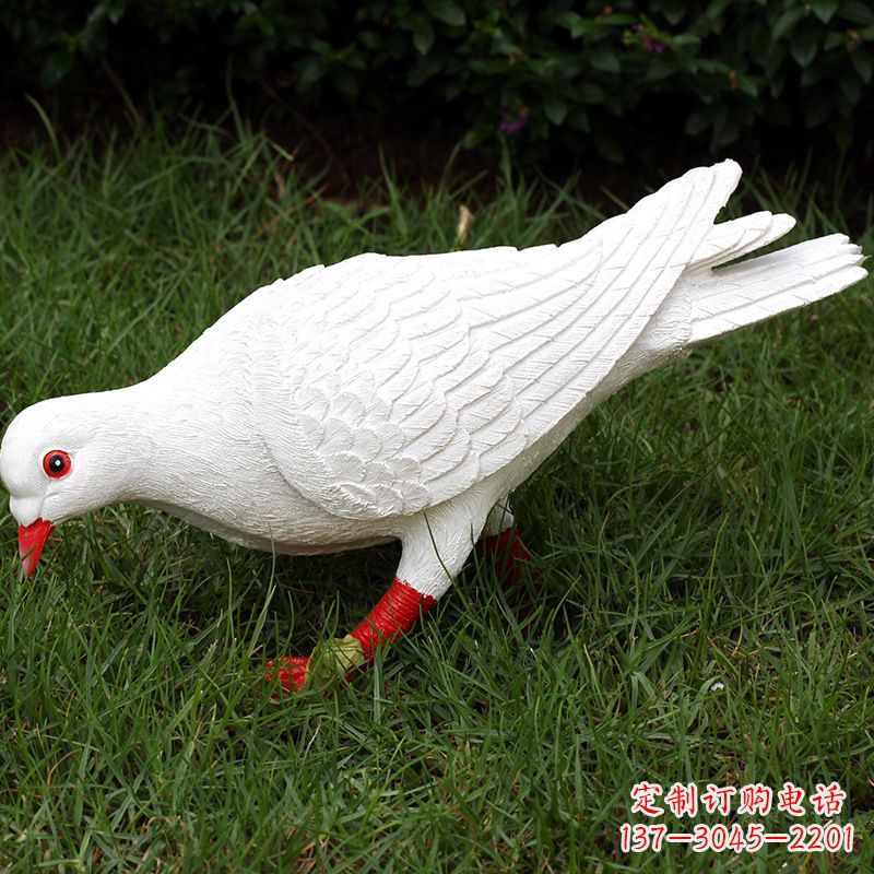 泰安精致的不锈钢鸽子雕塑
