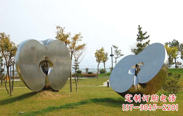 泰安不锈钢苹果雕塑——珍贵的艺术瑰宝
