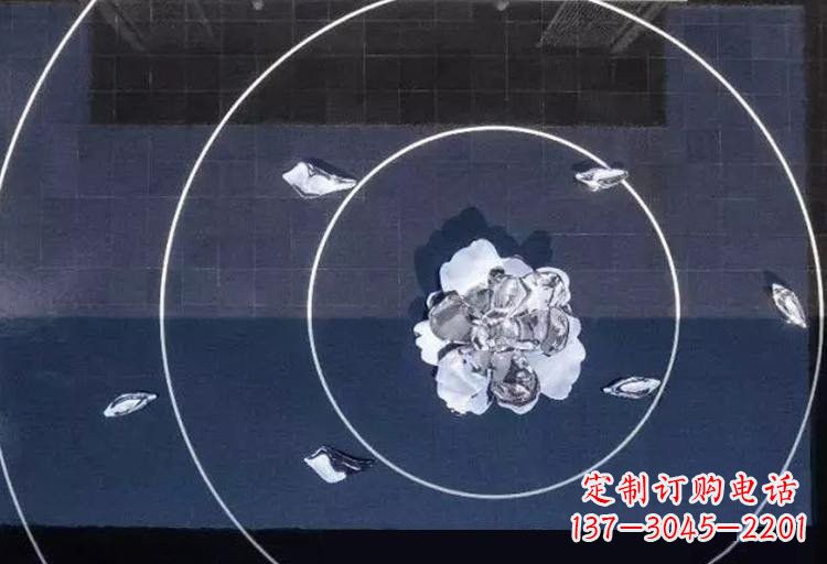 泰安不锈钢莲花雕塑——给公园增添一抹绚丽
