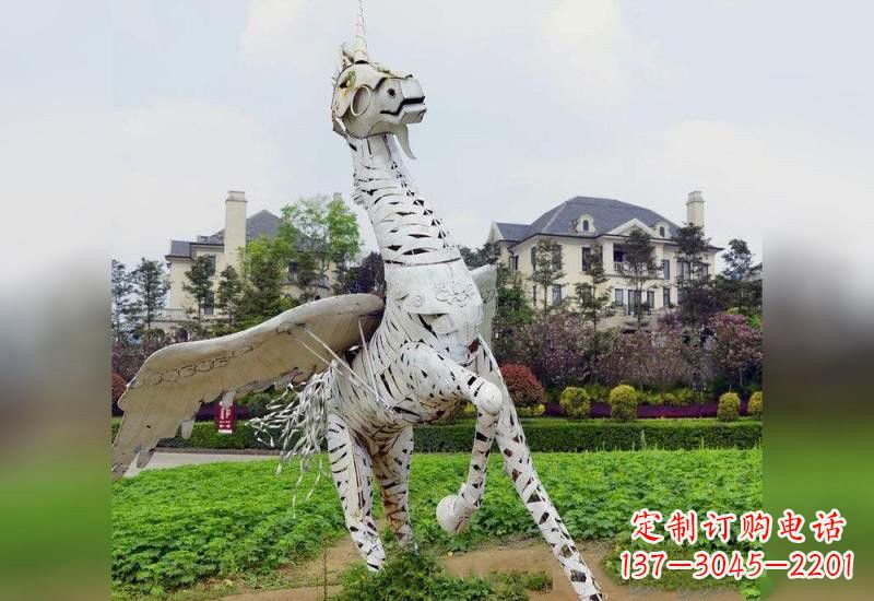 泰安不锈钢独角兽雕塑
