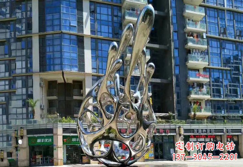 泰安不锈钢龙雕塑——象征着力量与灵气