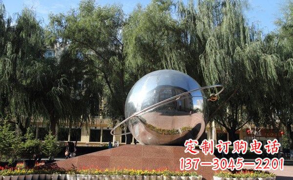 泰安不锈钢地球雕塑——缅怀美好家园