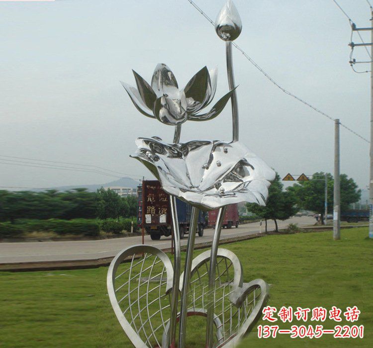 泰安不锈钢荷叶雕塑——精美优雅的艺术品