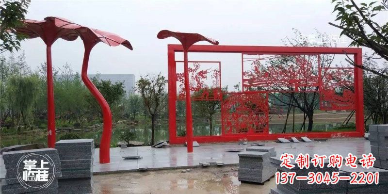 泰安不锈钢剪纸龙凤雕塑精美雕刻传承古老文化