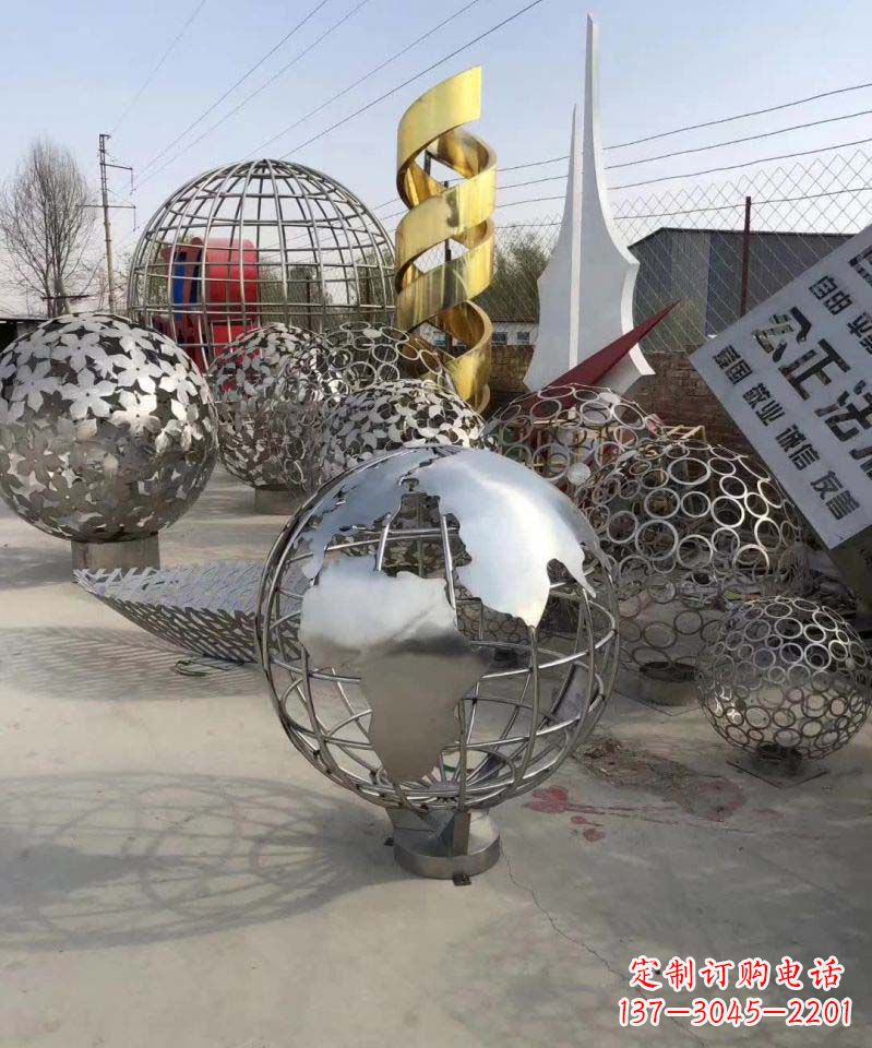 泰安不锈钢地球雕塑融合艺术与自然的完美结合
