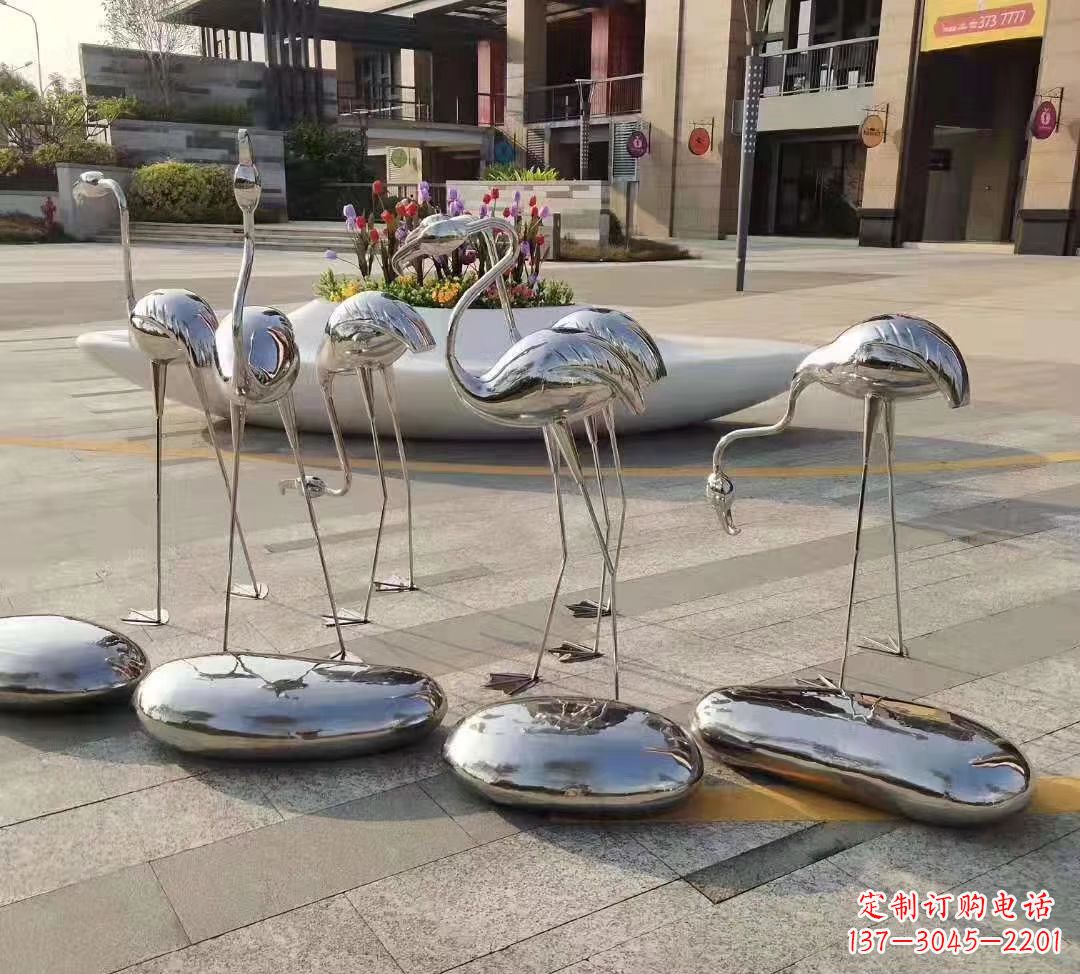 泰安鹅卵石雕塑不锈钢公园的美丽礼物