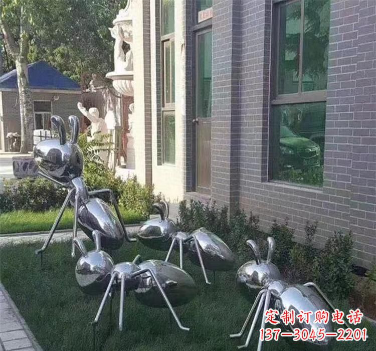 泰安不锈钢蚂蚁雕塑—精致细腻的艺术品