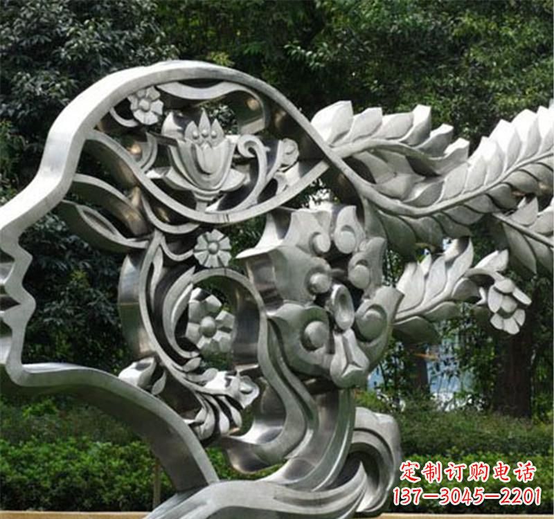 泰安不锈钢雕塑美丽的象征