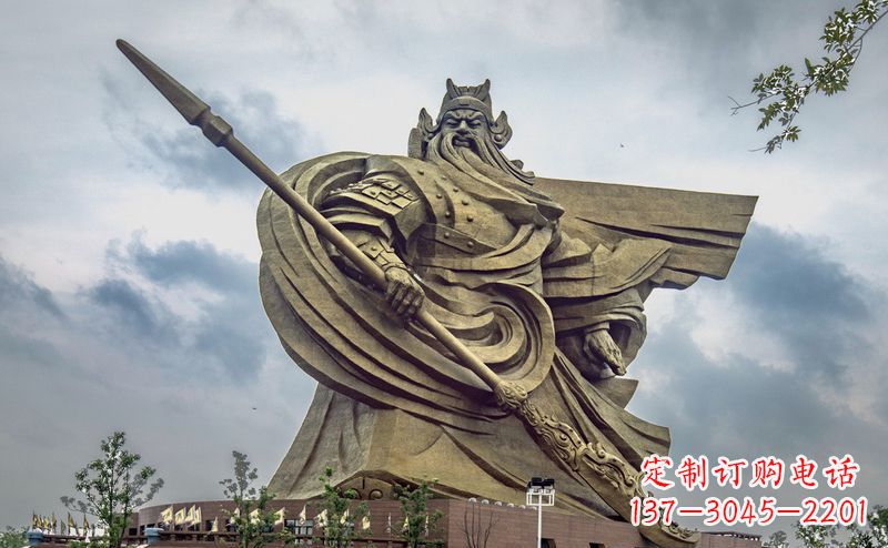 泰安不锈钢关公广场雕塑传承中华文化