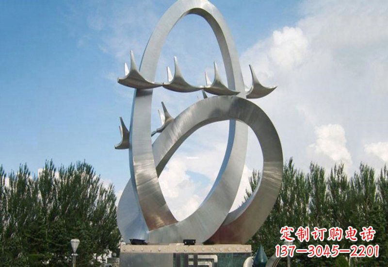 泰安不锈钢天鹅雕塑