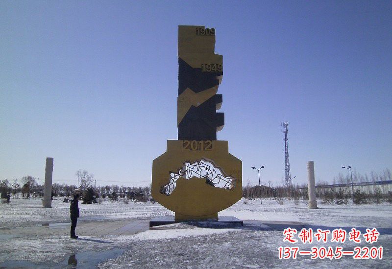 泰安不锈钢钥匙雕塑精致且具有象征意义