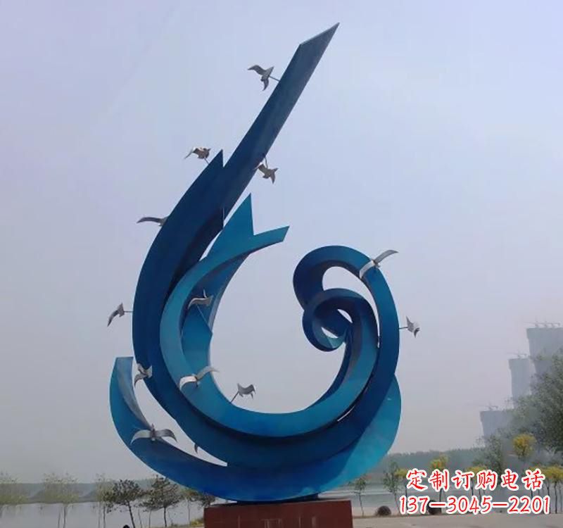 泰安不锈钢鸽子雕塑——缔造城市新景象