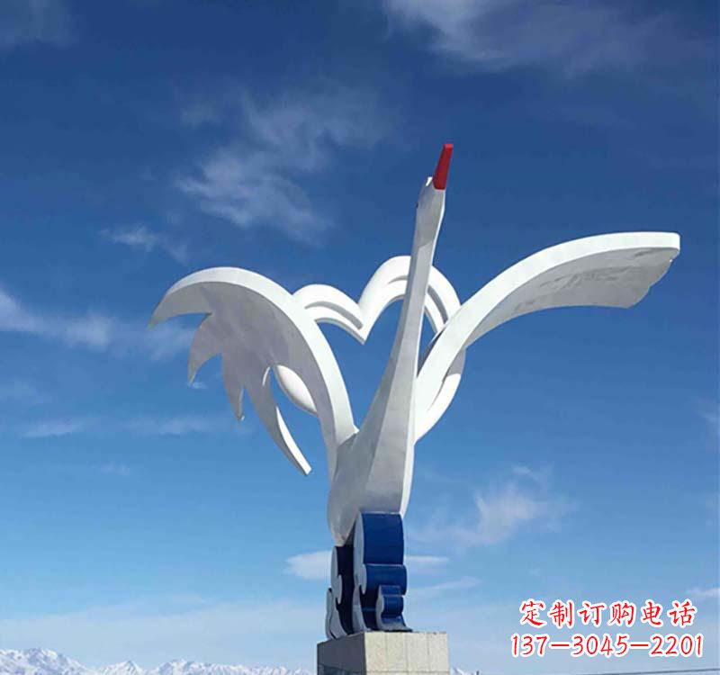 泰安仙鹤雕塑传承中国传统文化