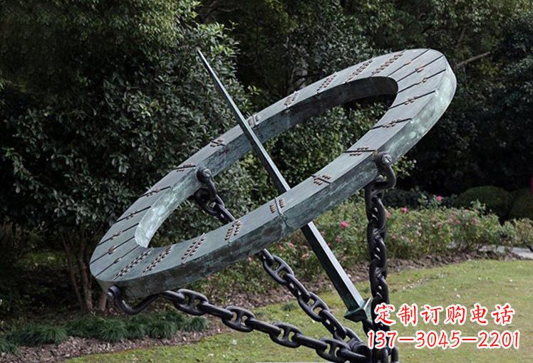 泰安不锈钢日晷雕塑精致的艺术符号