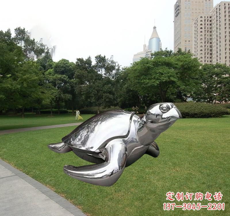 泰安不锈钢海龟雕塑传承海洋文化的象征