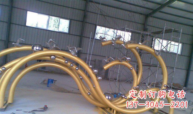 泰安海鸥景观以不锈钢雕塑点亮海岸