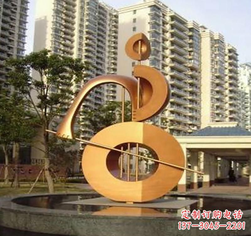 泰安不锈钢葫芦乐器雕塑精致的艺术瑰宝