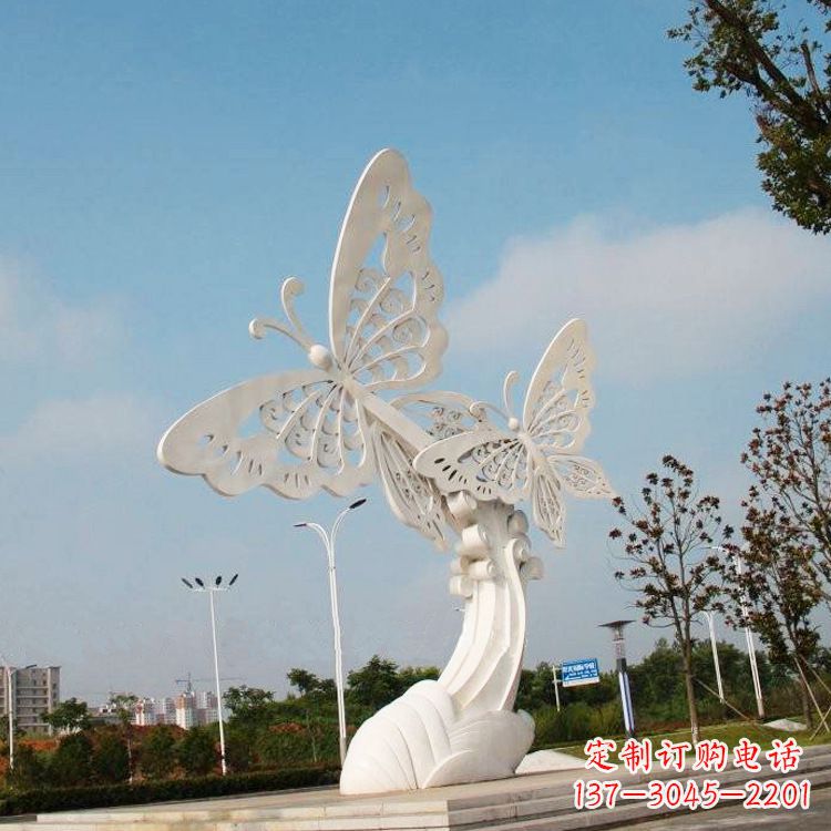 泰安不锈钢蝴蝶雕塑——美丽传递自然之美