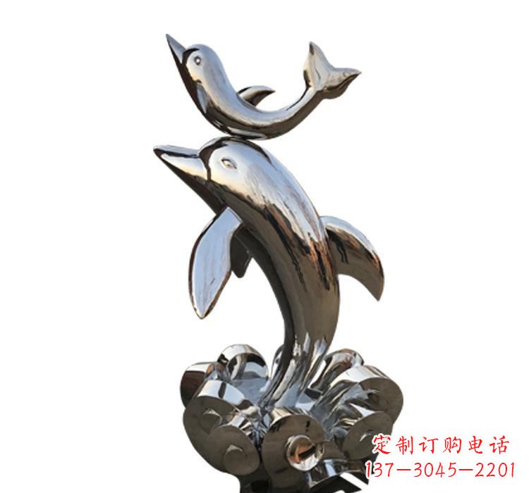泰安海豚雕塑艺术与自然的完美结合