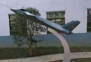 泰安不锈钢飞机雕塑精美的艺术品
