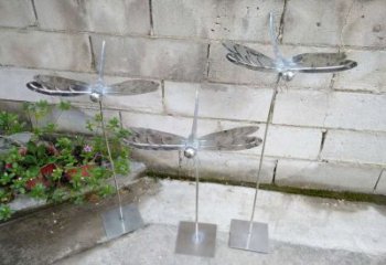 泰安动物雕塑不锈钢蜻蜓的精美镜面