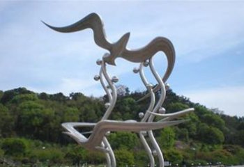 泰安海鸥雕塑传递自然之美