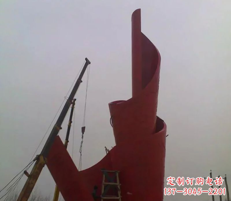泰安不锈钢火炬雕塑