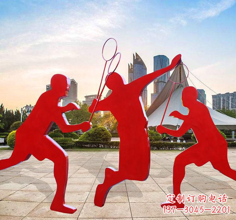 泰安不锈钢羽毛球雕塑艺术与运动的完美结合