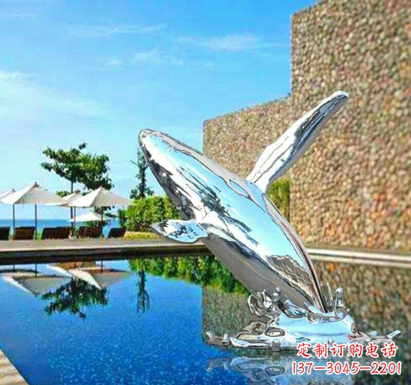 泰安不锈钢鲸鱼雕塑艺术之美